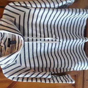 3/4 sleeve cowl neck sweatshirt